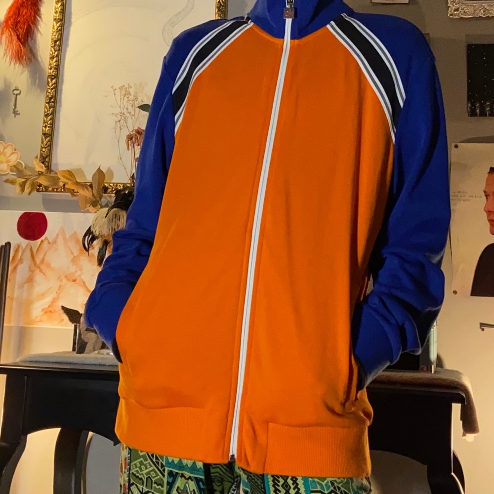 Calvin Klein Colour Block Zip Up Jacket - Picture 1 of 8